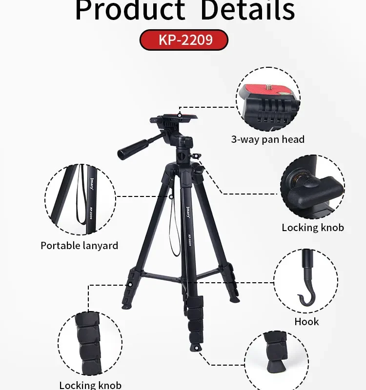 Jmary KP-2209 Professional Tripod