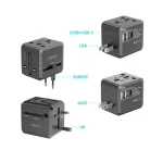 Earldom LC18 1‑World Universal Travel Adapter (1500W) – Power for Every Journey