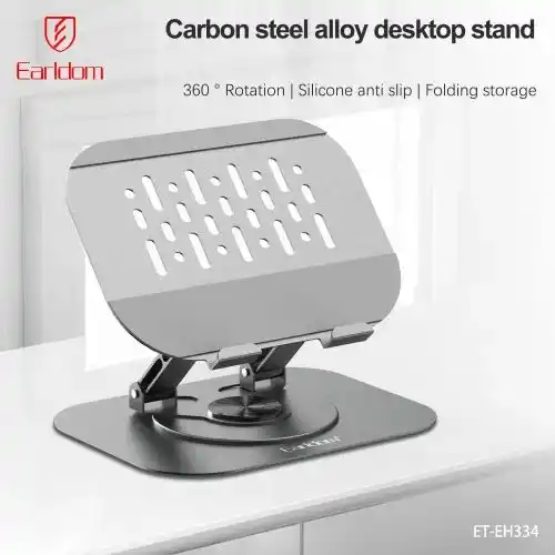 Earldom EH334 Carbon Steel Alloy Desktop Stand (Foldable)