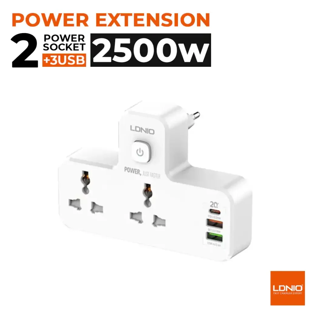 LDNIO SC2311 2500W Power Socket